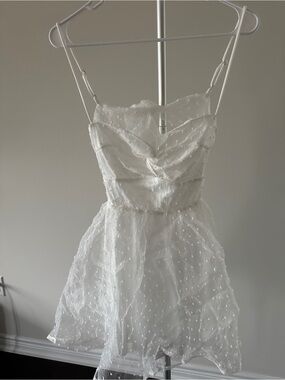 NWOT Lucy in the Sky White Mini Dress